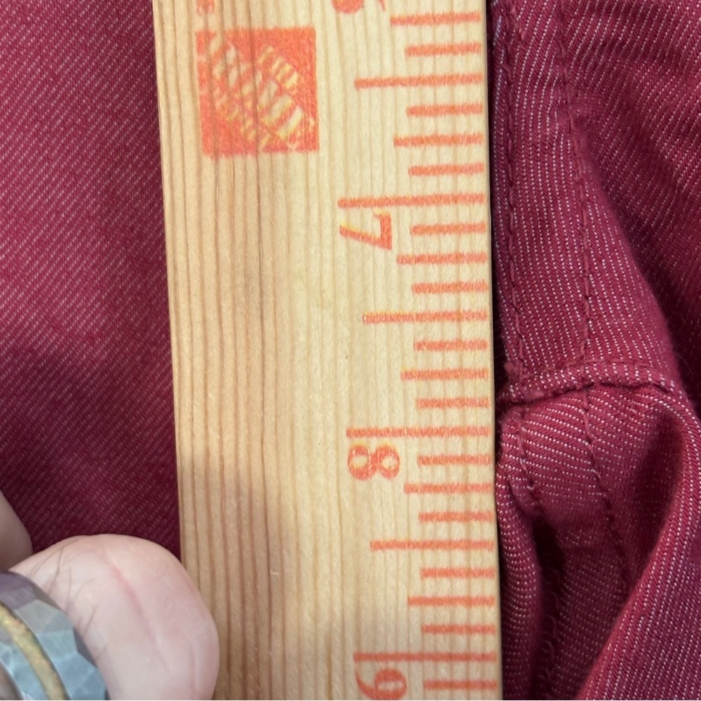 prAna Kara Low Rise Ankle Jeans in Burgundy – Women’s Sz 8/29 - Picture 8 of 13